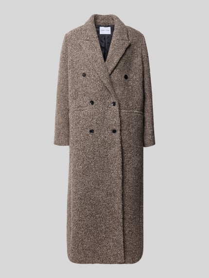 Relaxed Fit Mantel aus Woll-Mix Shop The Look MANNEQUINE