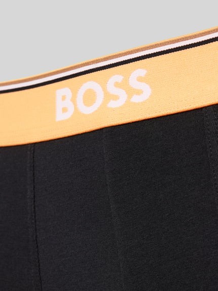 BOSS Boxershort met elastische band met logo in een set van 3 stuks Zwart - 2
