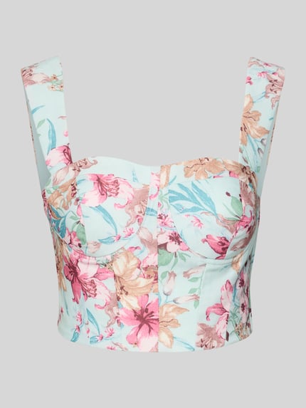 ADLYSH Kort blouseshirt met smokdetails aan de achterkant Mintgroen - 2