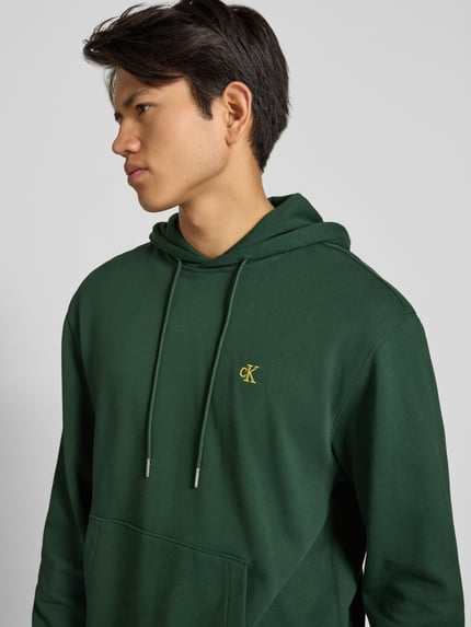 Calvin Klein Jeans hoodie met capuchon Flessengroen - 3