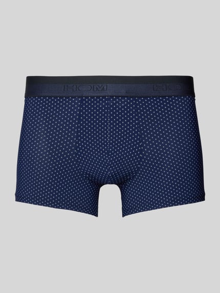HOM Boxershorts mit elastischem Label-Bund Modell 'Max' Dunkelblau 1