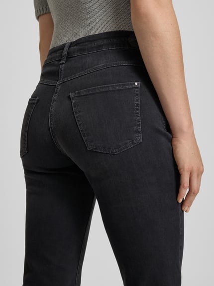 MAC Korte jeans met steekzakken Middenbruin - 3