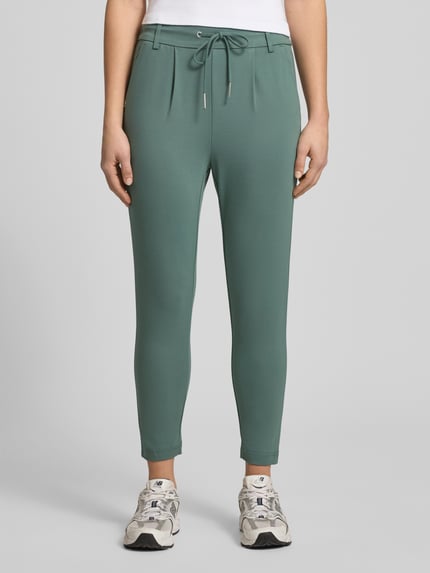 ONLY Regular Fit Sweatpants aus Viskose-Mix Modell 'POPTRASH LIFE' Dunkelgruen 4