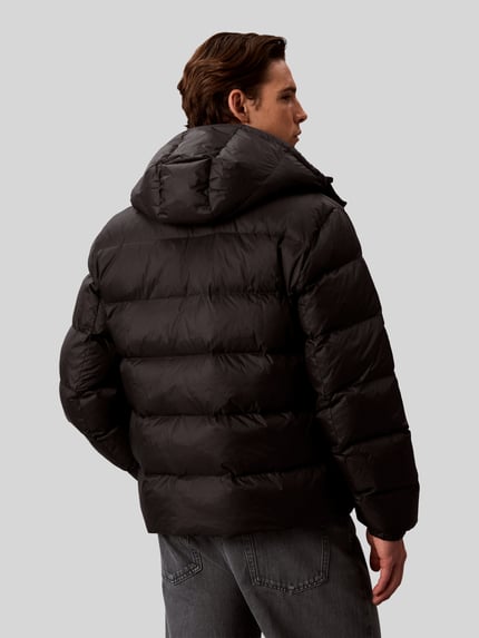 Calvin Klein Jeans Regular Fit Steppjacke mit abnehmbarer Kapuze Black 4