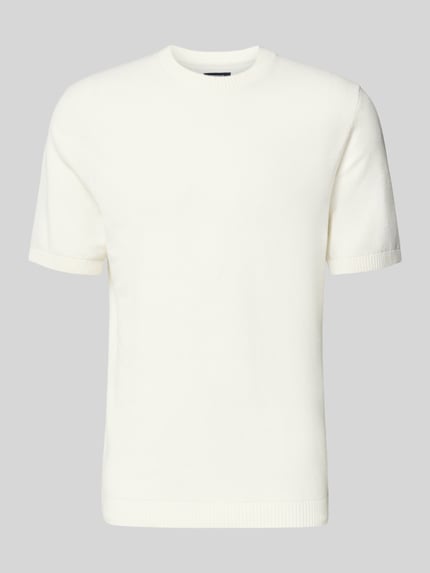 MCNEAL T-shirt o kroju regular fit z czystej bawełny Écru 2