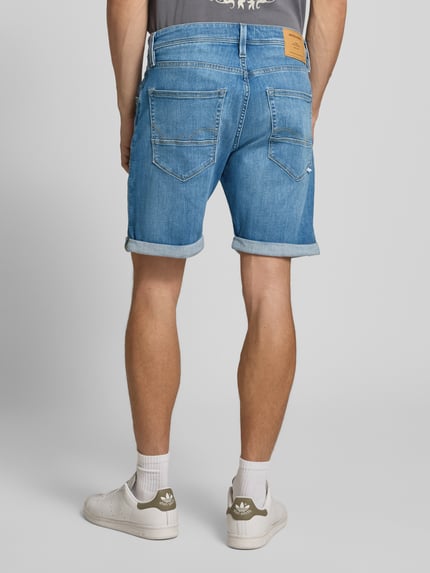 JACK & JONES Regular Fit Jeansshorts im 5-Pocket-Design Modell 'RICK' Hellblau 5