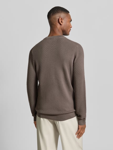 JOOP! COLLECTION Strickpullover aus Woll-Mix Modell 'Dariono' Beige 5