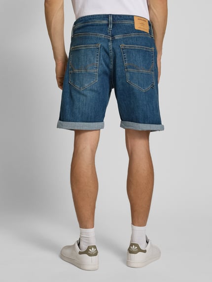 JACK & JONES Regular Fit Jeansshorts im 5-Pocket-Design Modell 'RICK' Dunkelblau 5