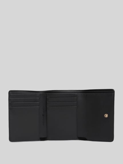 Tommy Hilfiger Portemonnaie mit Logo-Prägung Black 4
