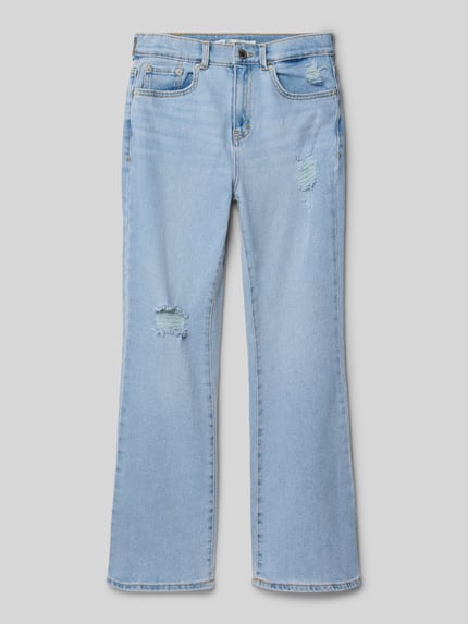 Levi’s® Kids Flare Jeans im 5-Pocket-Design mit Label-Detail Hellblau 1