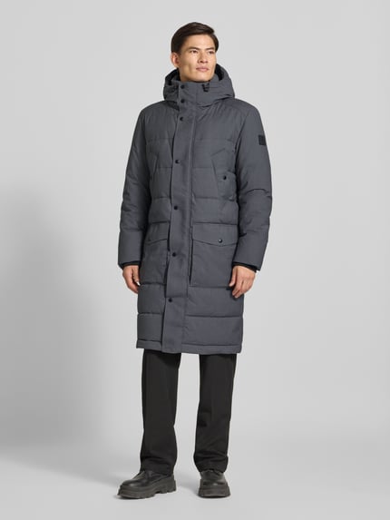 Strellson Daunenjacke mit Kapuze Anthrazit 4
