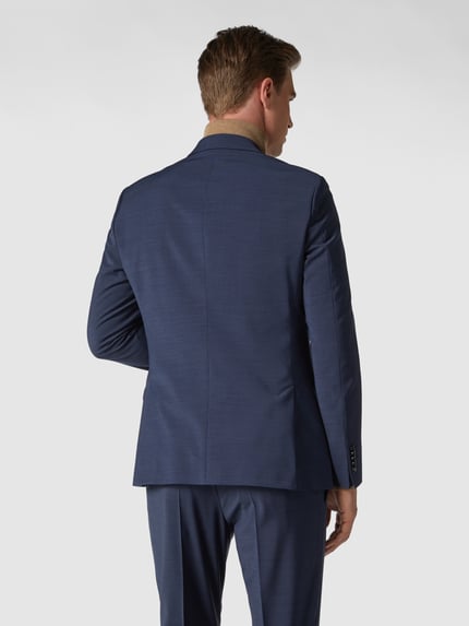 Strellson Slim fit 2-knoops colbert met wol 'Flex Cross' Marineblauw - 5