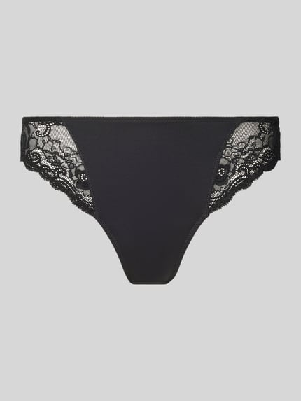 Slip met semi-transparante garnering, model 'Cyrile' Shop The Look MANNEQUINE