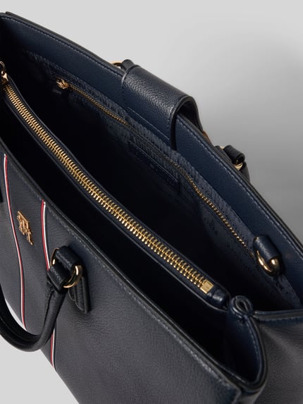 Tommy Hilfiger Henkeltasche in Leder-Optik Dunkelblau 5