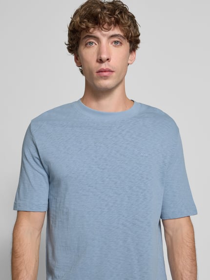 Marc O'Polo DENIM Regular Fit T-Shirt aus reiner Baumwolle Blau 3