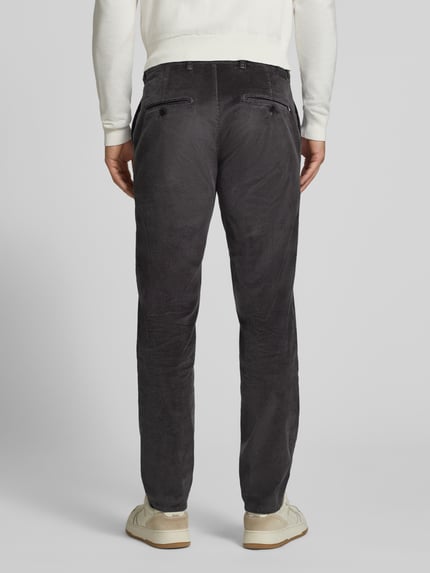 Brax Modern Fit Cordhose aus Baumwoll-Mix Modell 'Fabio' Anthrazit 5