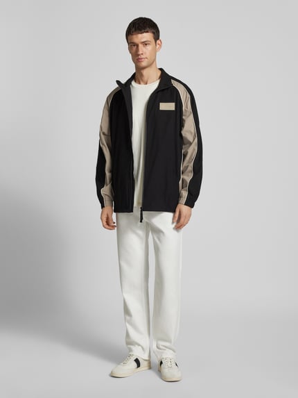 EA7 Emporio Armani Bluza rozpinana zapinana na zamek błyskawiczny Czarny 1