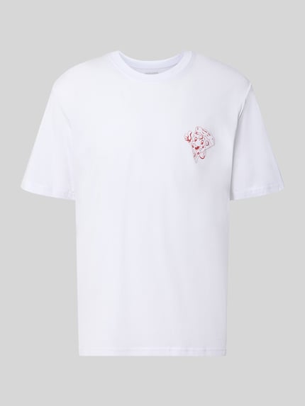 Regular fit t-shirt van puur katoen model 'BREWY' Shop The Look MANNEQUINE
