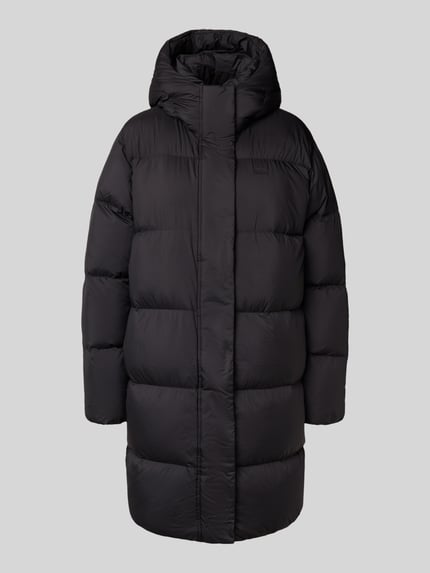 Tommy Hilfiger Płaszcz puchowy o kroju regular fit z kapturem BLACK 2
