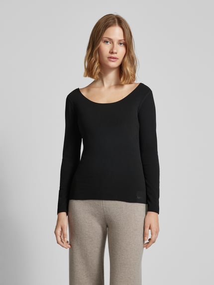 MAGIC Bodyfashion Thermo-shirt met lange mouwen met ronde hals Zwart - 4