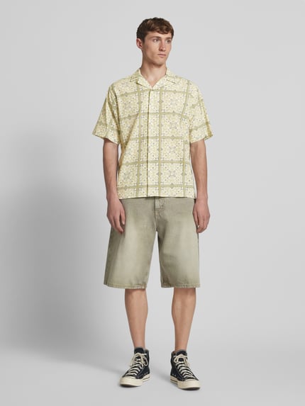 Redefined Rebel Freizeithemd mit Reverskragen Modell 'HOWIE' Beige 1