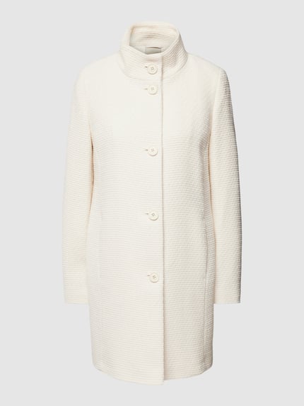 FUCHS SCHMITT Mantel mit Strukturmuster Offwhite 2