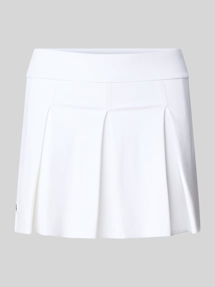 Lacoste Sport Ausgestellter Sport-Rock mit integrierter Radlerhose Weiss 2
