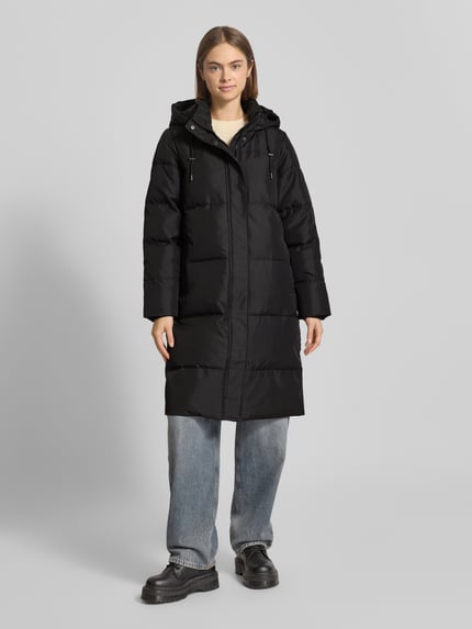 ONLY Comfort Fit Steppmantel mit feiner Struktur Modell 'IRENE' Black 4