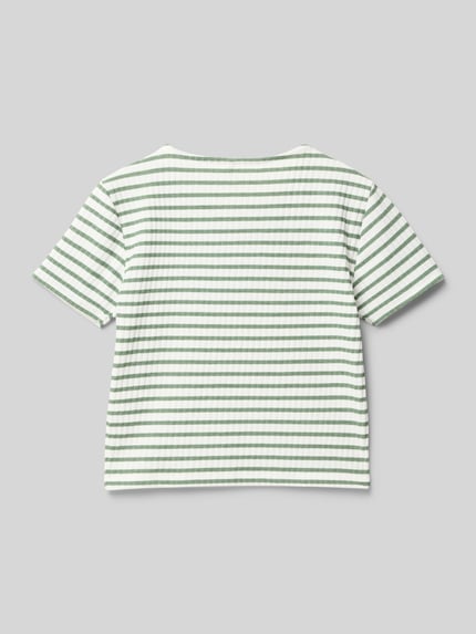 ONLY Regular Fit T-Shirt mit Viskoseanteil Modell 'NELLA' Gruen 3