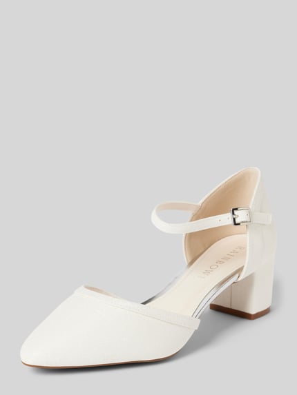 Rainbow Club Pumps mit Dornschließe Modell 'PAISLY' Weiss 1