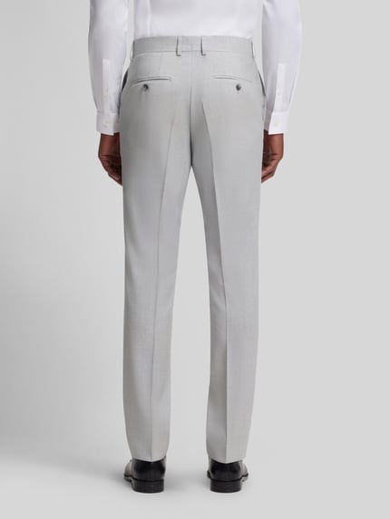 BOSS Slim Fit Anzug aus reiner Schurwolle Modell 'H-HUGE-2PCS-263' Hellgrau 6
