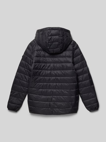 JACK & JONES Kurtka pikowana z kapturem model 'SPRINT' Czarny 3