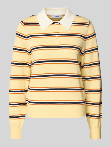 Koszulka polo z plisą na guziki w kroju regular fit model 'PREGO' Shop The Look MANNEQUINE
