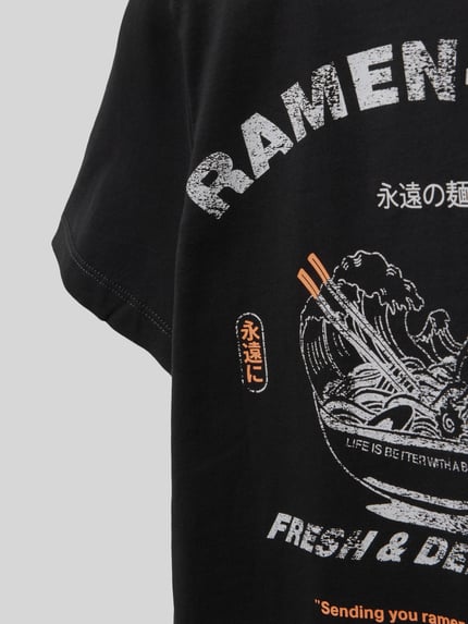 s.Oliver RED LABEL Regular Fit T-Shirt aus reiner Baumwolle Black 2