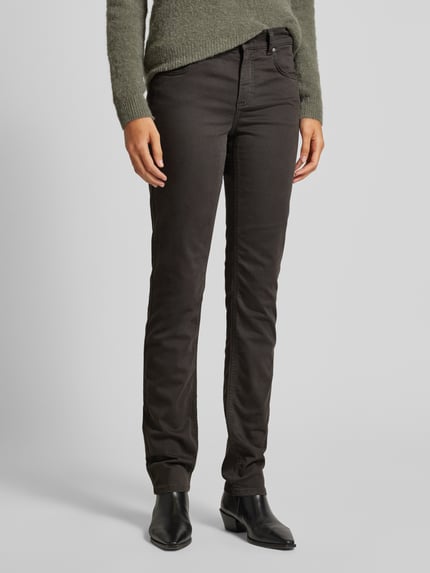 ANGELS Jeansy o kroju slim fit z 5 kieszeniami model ‘CICI’ Antracytowy 4