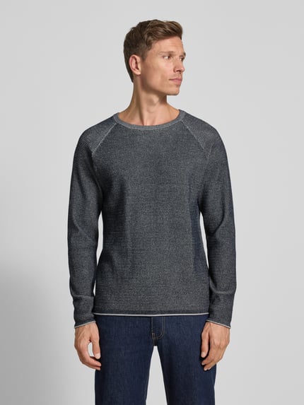DRYKORN Strickpullover mit Rundhalsausschnitt Modell 'TITZIAN' Blau 4