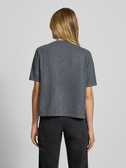 PIECES Kardigan o kroju regular fit z zapięciem na guzik model ‘BREE’ Ciemnożółty 5