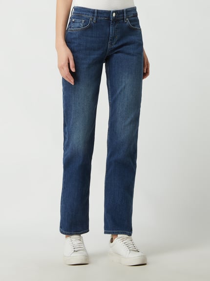 s.Oliver RED LABEL Jeansy o kroju Straight Fit z dodatkiem streczu Niebieski 4