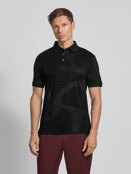 Emporio Armani Poloshirt mit kurzer Knopfleiste Black 4