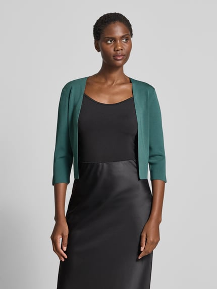 Vera Mont Regular Fit Bolero aus Viskose-Mix Dunkelgruen 4