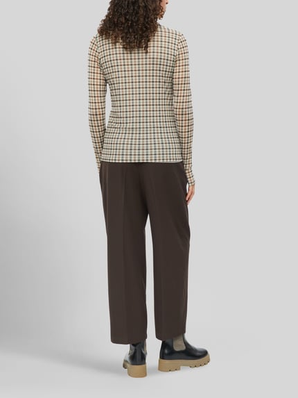 s.Oliver RED LABEL Longsleeve mit Mock Neck Taupe 4