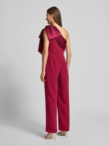 Forever New Jumpsuit mit Schleifen-Detail Modell 'Donna' Bordeaux 5