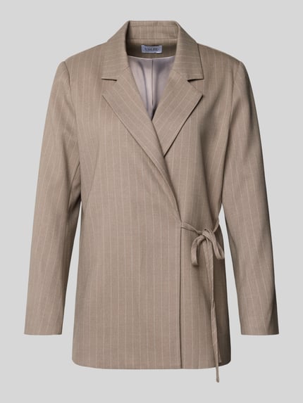 VILLA SOPHIE Blazer met reverskraag, model 'CLEO' Steengrijs - 2