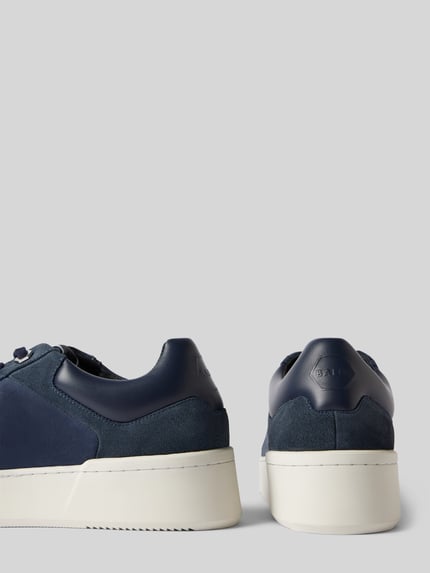 BALR. Sneakers van zuiver leer met labelprint Marineblauw - 2