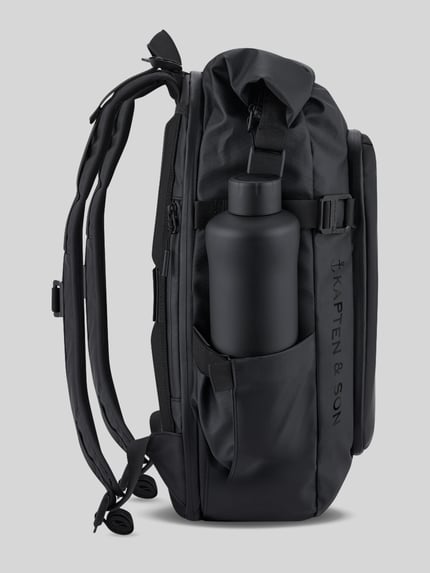 Kapten & Son Rucksack mit Flüssigkeitsbeutel Modell 'LISBON' Black 2