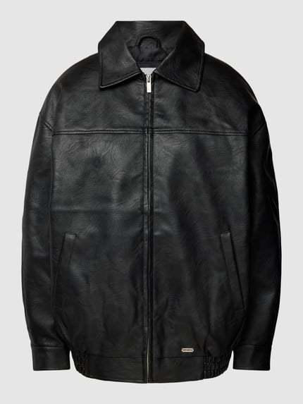 REVIEW Oversized Lederjacke Black 2