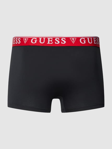 GUESS Trunks mit elastischem Bund Modell 'BRIAN HERO' im 3er-Pack Mittelgrau Melange 3