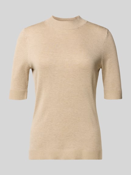 COMMA Strickpullover aus Viskose-Mix mit 1/2-Arm Sand 2