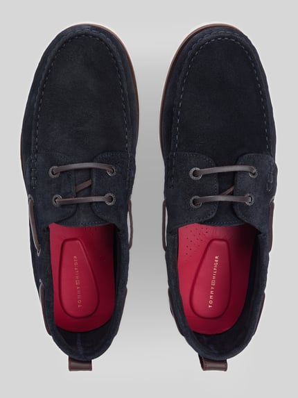 Tommy Hilfiger Loafersy z naturalnej skóry Ciemnoniebieski 3