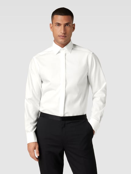 OLYMP Modern Fit Businesshemd mit New-Kent-Kragen Modell 'NEW KENT' Ecru 4